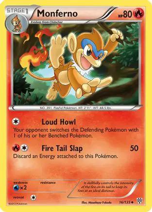 Monferno 016/135 - Plasma Storm Reverse Holofoil