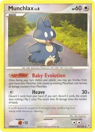 Munchlax 033/130 - Diamond and Pearl
