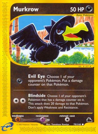 Murkrow 079/144 - Skyridge Reverse Holofoil