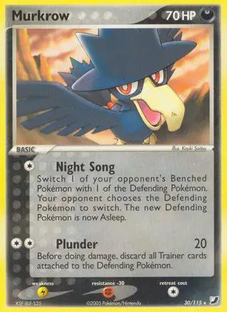 Murkrow 030/115 - Unseen Forces Reverse Holofoil