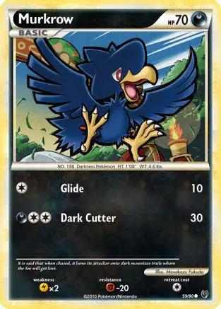 Murkrow 059/90 - Undaunted Reverse Holofoil