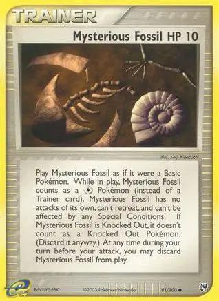 Mysterious Fossil 091/100 - Sandstorm