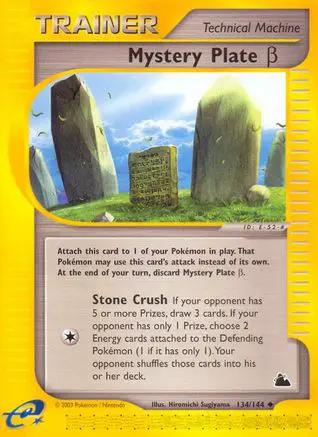 Mystery Plate Beta 134/144 - Skyridge Reverse Holofoil