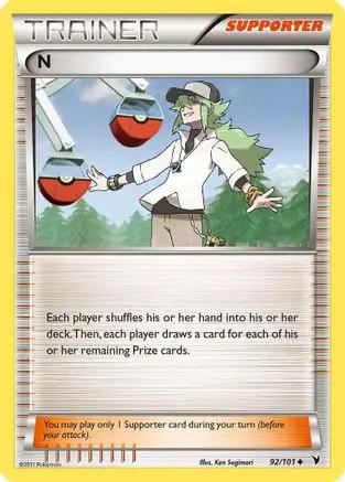 N (Supporter) 092/101 - Noble Victories Reverse Holofoil