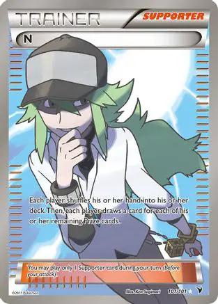 N (Supporter) (Full Art) 101/101 - Noble Victories Holofoil