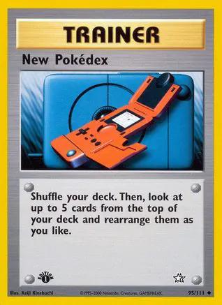 New Pokedex 095/111 - Neo Genesis 1st Edition