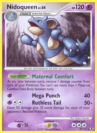 Nidoqueen 030/111 - Rising Rivals Reverse Holofoil