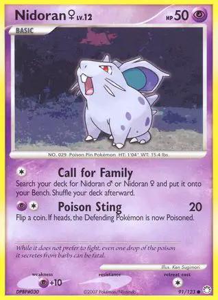 Nidoran F 091/123 - Mysterious Treasures