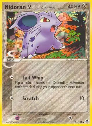 Nidoran F (Delta Species) 056/101 - Dragon Frontiers