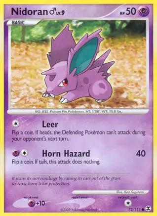 Nidoran M 072/111 - Rising Rivals Reverse Holofoil