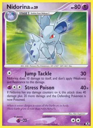 Nidorina 073/111 - Rising Rivals Reverse Holofoil