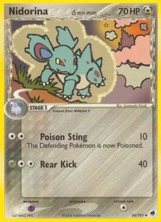 Nidorina (Delta Species) 034/101 - Dragon Frontiers