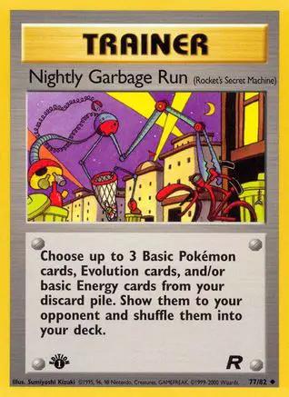 Nightly Garbage Run (Rocket's Secret Machine) 077/82 - Team Rocket 1st Edition