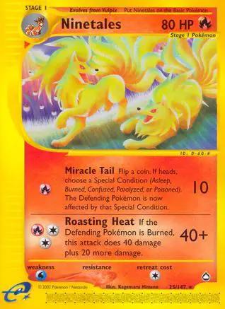 Ninetales 025/147 - Aquapolis