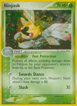 Ninjask 013/107 - Deoxys Holofoil
