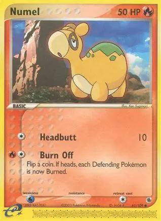 Numel 061/109 - Ruby and Sapphire Reverse Holofoil