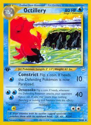Octillery 034/64 - Neo Revelation 1st Edition