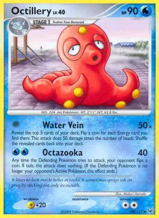 Octillery 058/127 - Platinum Reverse Holofoil