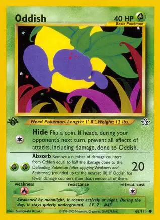 Oddish 068/111 - Neo Genesis 1st Edition