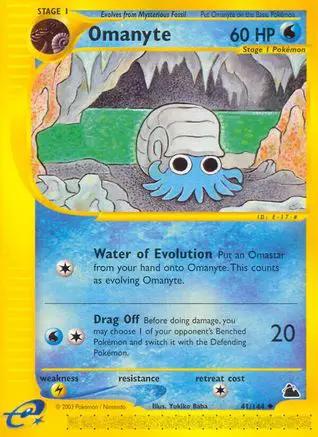 Omanyte 041/144 - Skyridge Reverse Holofoil
