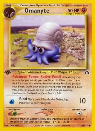 Omanyte 060/75 - Neo Discovery 1st Edition
