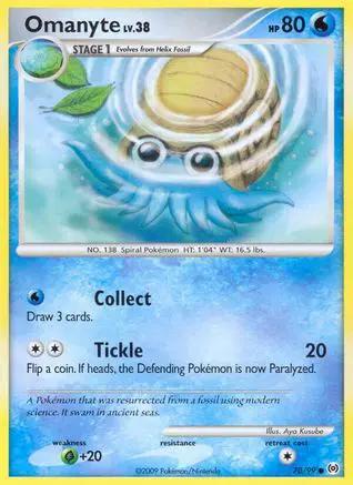 Omanyte 070/99 - Arceus Reverse Holofoil