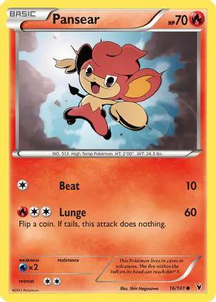 Pansear 016/101 - Noble Victories Reverse Holofoil