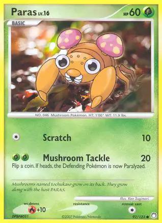 Paras 092/123 - Mysterious Treasures