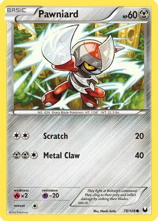 Pawniard 078/108 - Dark Explorers Reverse Holofoil