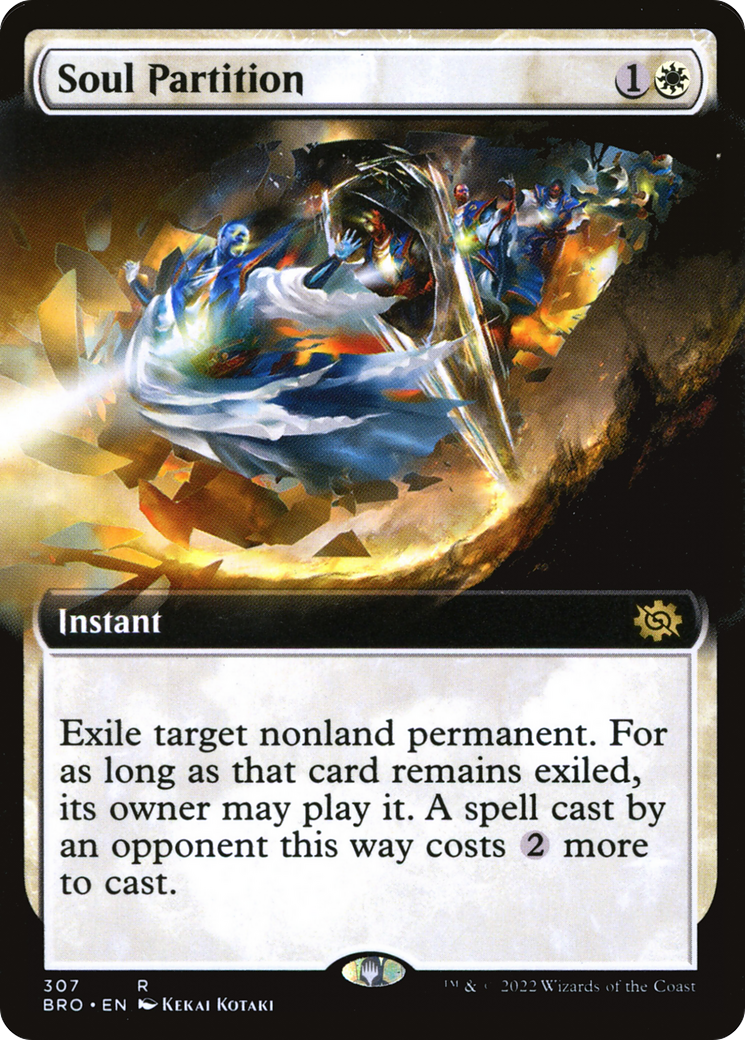 Soul Partition (BRO-307) - The Brothers' War: (Extended Art) Foil