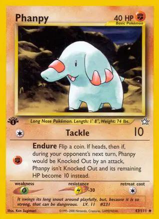 Phanpy 043/111 - Neo Genesis 1st Edition