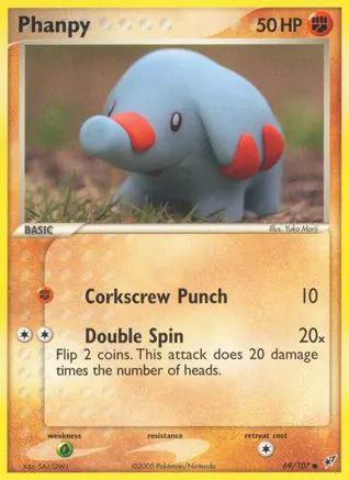 Phanpy 069/107 - Deoxys - Reverse Holofoil