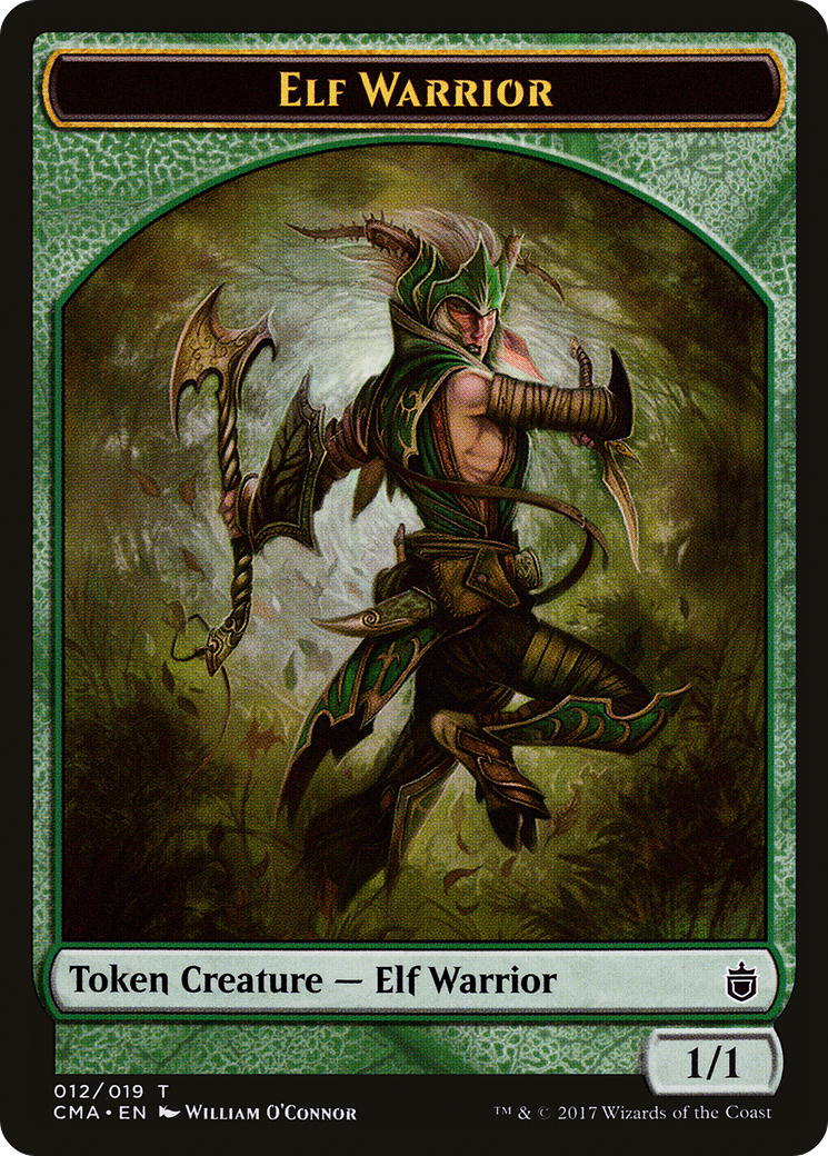 Elf Warrior (CMA-012) - Commander Anthology Tokens