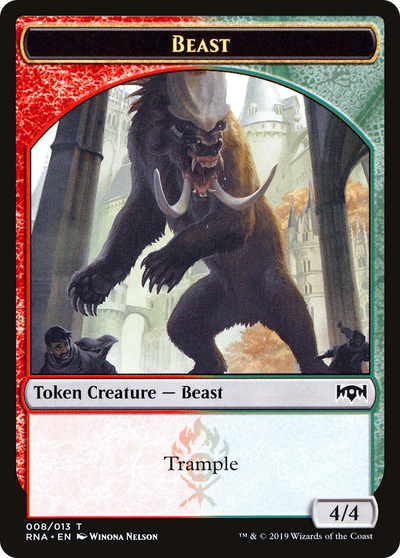 Beast (RNA-008) - Ravnica Allegiance Tokens