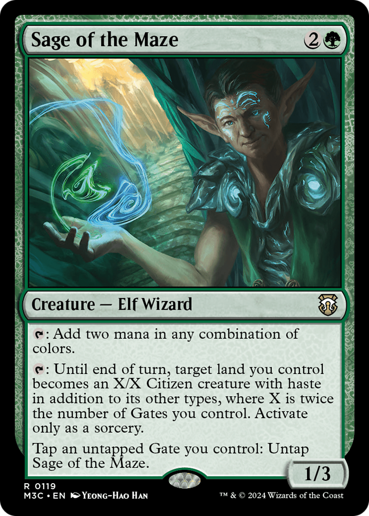 Sage of the Maze (M3C-119) - Modern Horizons 3 Commander