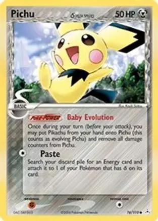Pichu (Delta Species) 076/110 - Holon Phantoms Reverse Holofoil