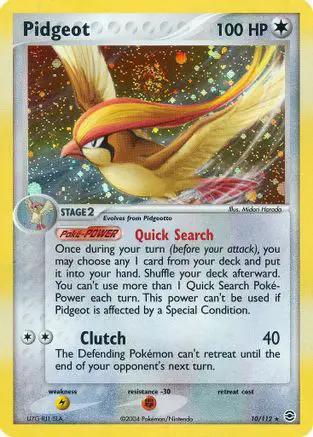 Pidgeot 010/112 - FireRed & LeafGreen Holofoil