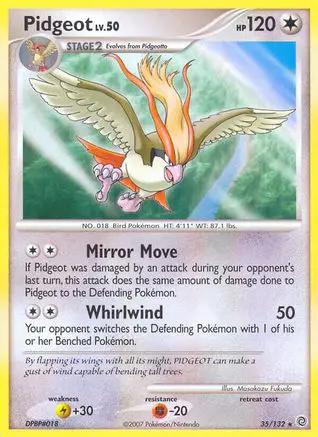 Pidgeot 035/132 - Secret Wonders Reverse Holofoil