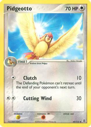 Pidgeotto 045/112 - FireRed & LeafGreen Reverse Holofoil