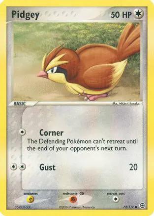 Pidgey 073/112 - FireRed & LeafGreen Reverse Holofoil