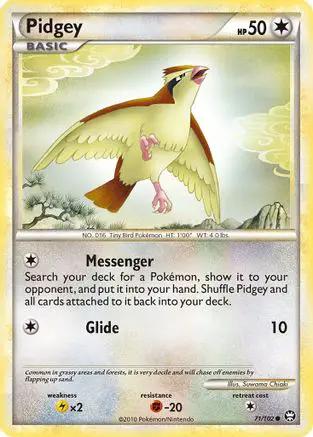 Pidgey 071/102 - Triumphant Reverse Holofoil