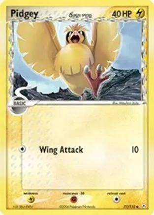 Pidgey (Delta Species) 077/110 - Holon Phantoms Reverse Holofoil