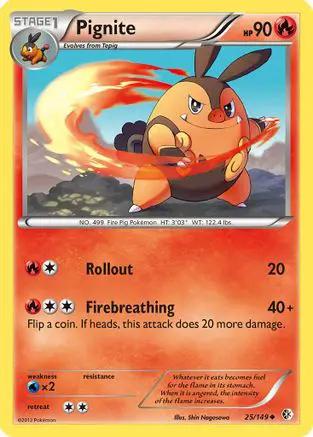 Pignite 025/149 - Boundaries Crossed Reverse Holofoil