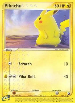 Pikachu 072/100 - Sandstorm