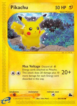 Pikachu 084/144 - Skyridge Reverse Holofoil