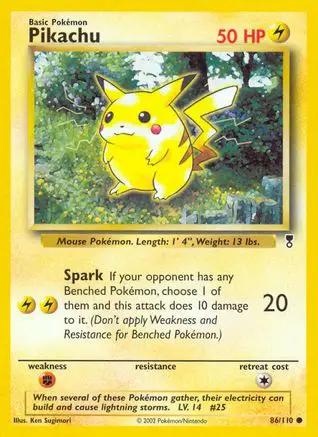 Pikachu 086/110 - Legendary Collection Reverse Holofoil