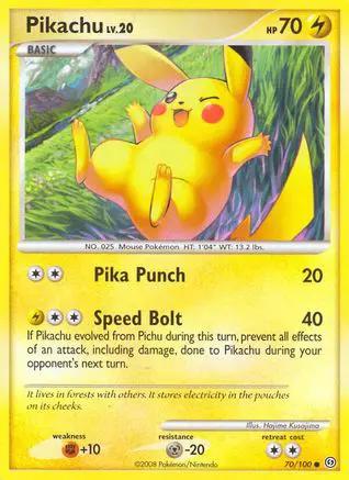 Pikachu 070/100 - Stormfront