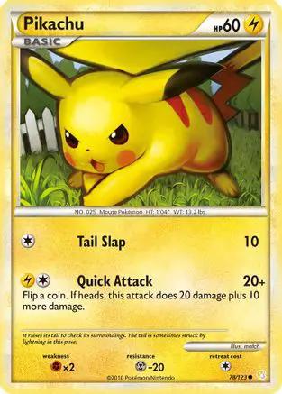 Pikachu 078/123 - HeartGold SoulSilver