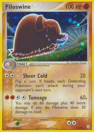 Piloswine 013 - Team Rocket Returns - Reverse Holofoil