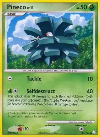 Pineco 113/146 - Legends Awakened Reverse Holofoil